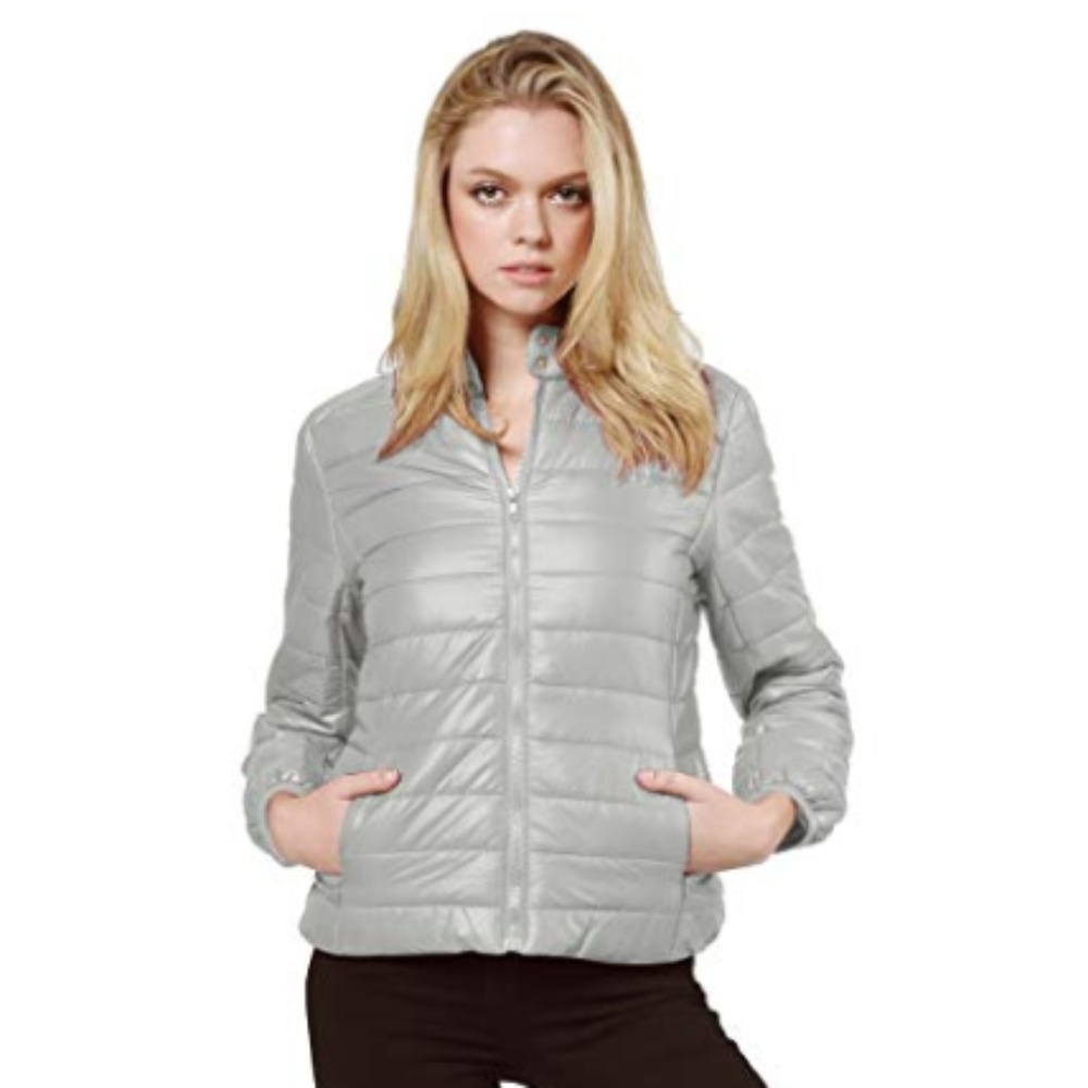 Zip-Up Puffer Jacket